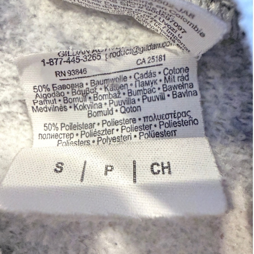 Gildan Superchronics Seattle Space Needle Cannabis Graphic Hoodie Gray Small - Picture 5 of 11
